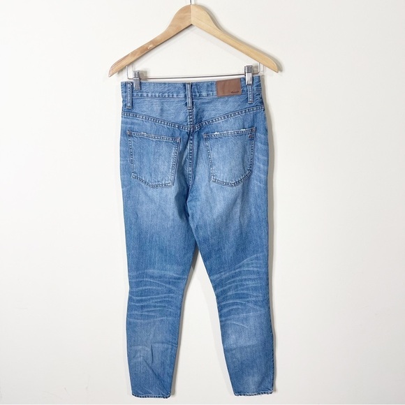 Madewell Napa Wash Distressed Rigid High-Rise Skinny Jeans Size 27 - Picture 7 of 10